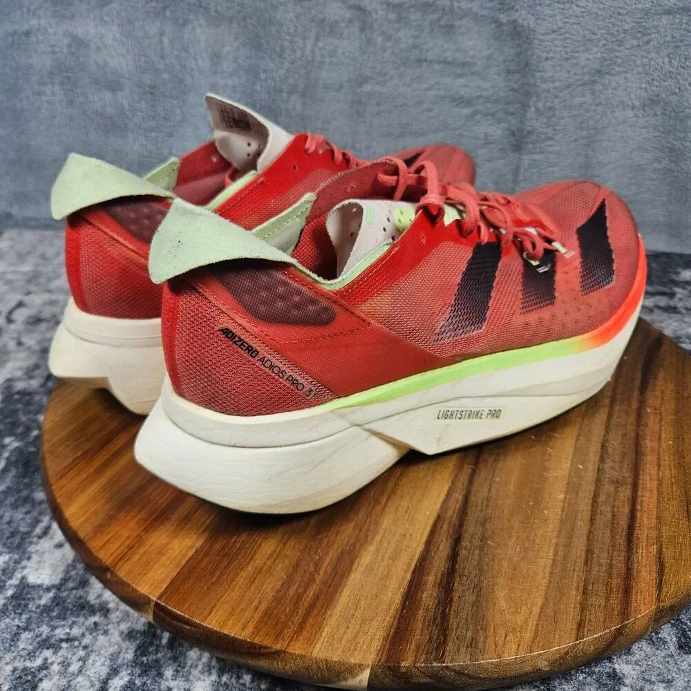 Adidas Adizero Adios Pro 3 ‘Ekiden Pack’ Running Shoes Men 10.5 Solar Red IG6443